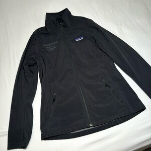Patagonia Extra Small Fleece Lined Long Sleeve Jacket Black Zip Up Pockets
